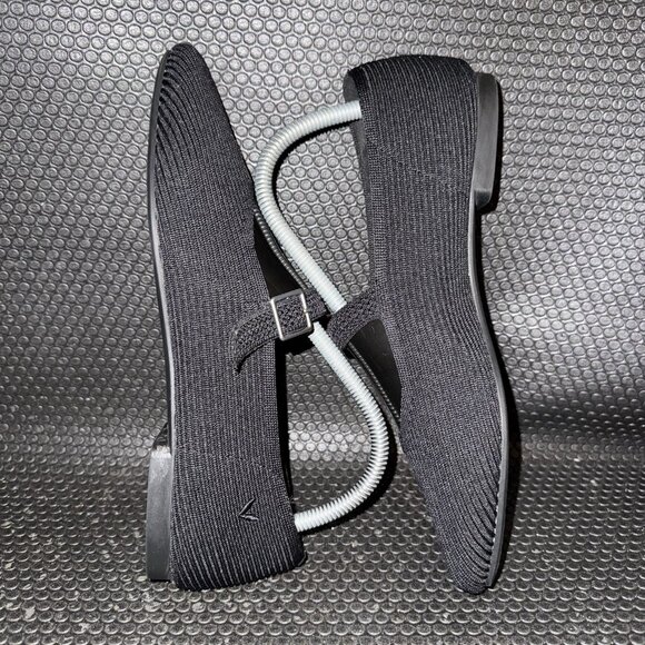 VIVAIA Margot Mary Jane Black Square Toed Comfort Flats Women’s Size 39 (8) - Picture 5 of 8